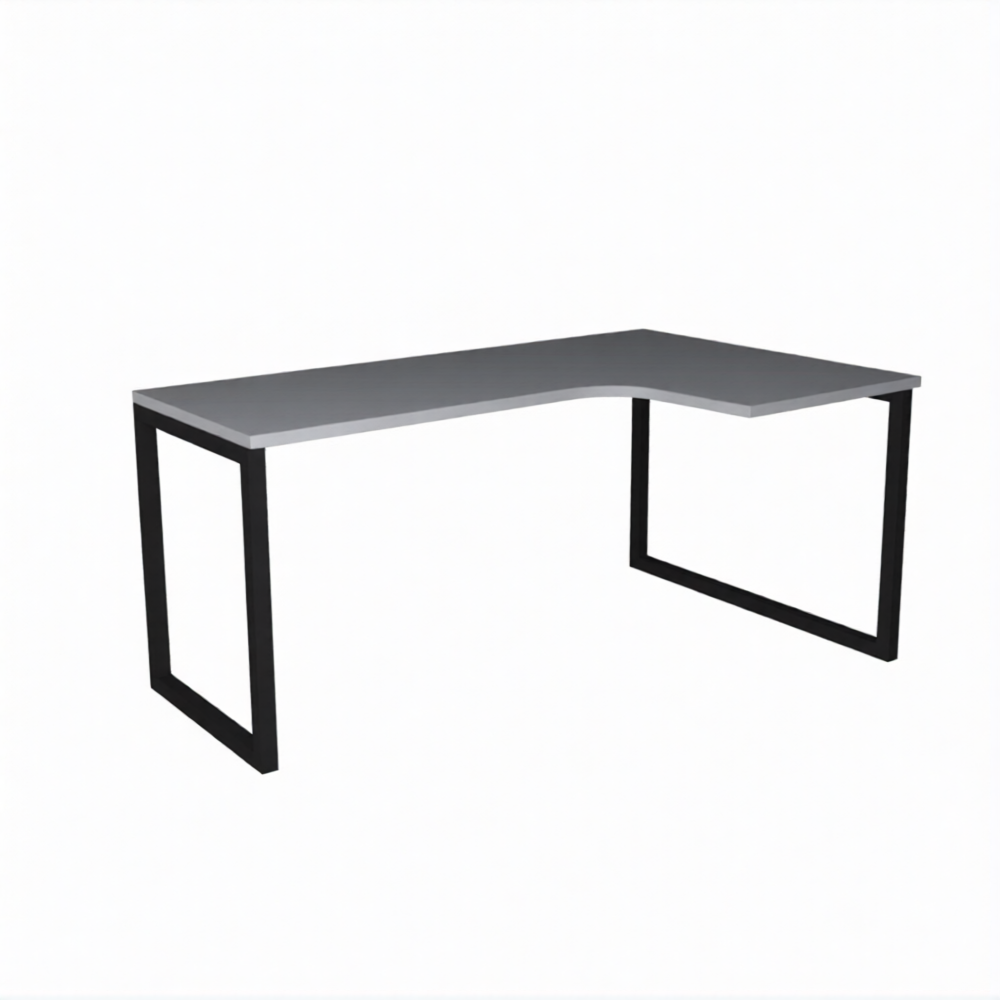 Офисный стол эргономичный с О-опорами (эконом)