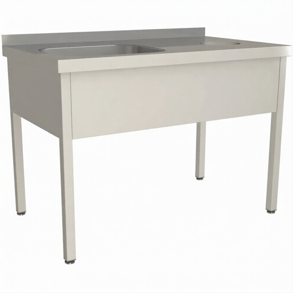 Стол для сбора пищевых отходов с ванной СПОВЦ/1-13/7-БО-Л