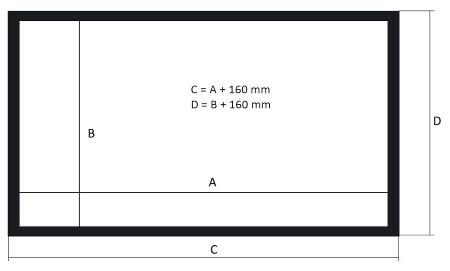 Kauber Frame Velvet Cinema 99" 16:9 124x220 White Flex