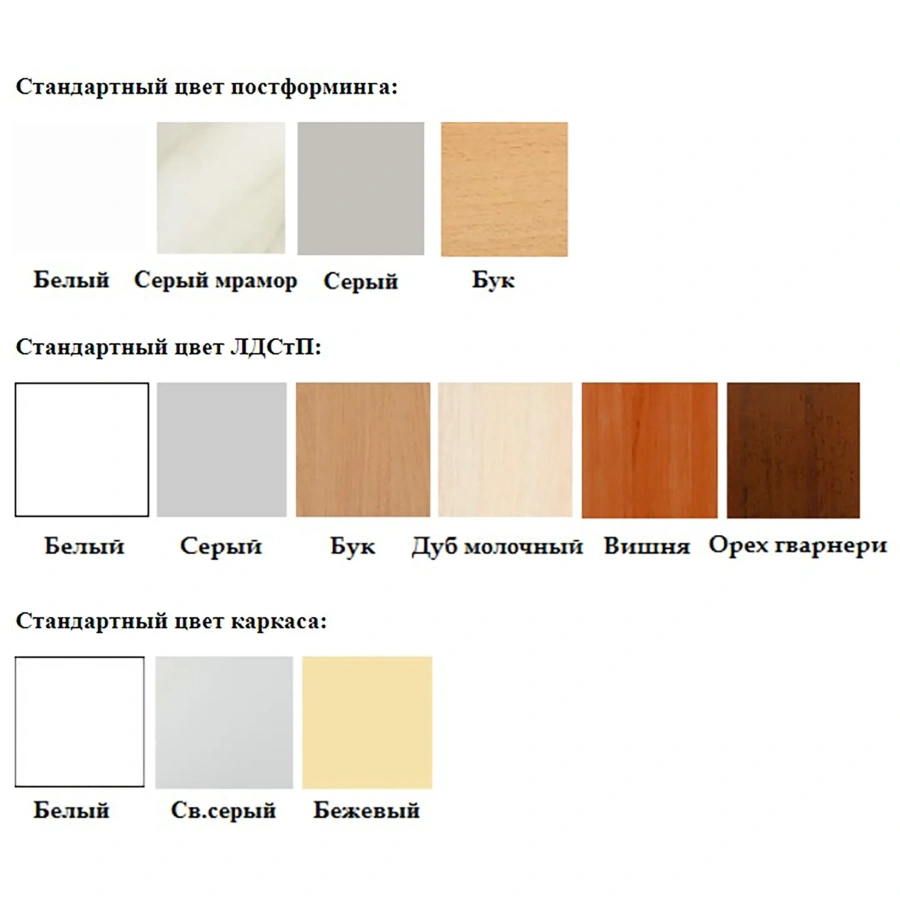 Тумба стационарная на металлокаркасе СЛ-11/2.3 (1000х600х850) (постформинг, ЛДСП, каркас белый)