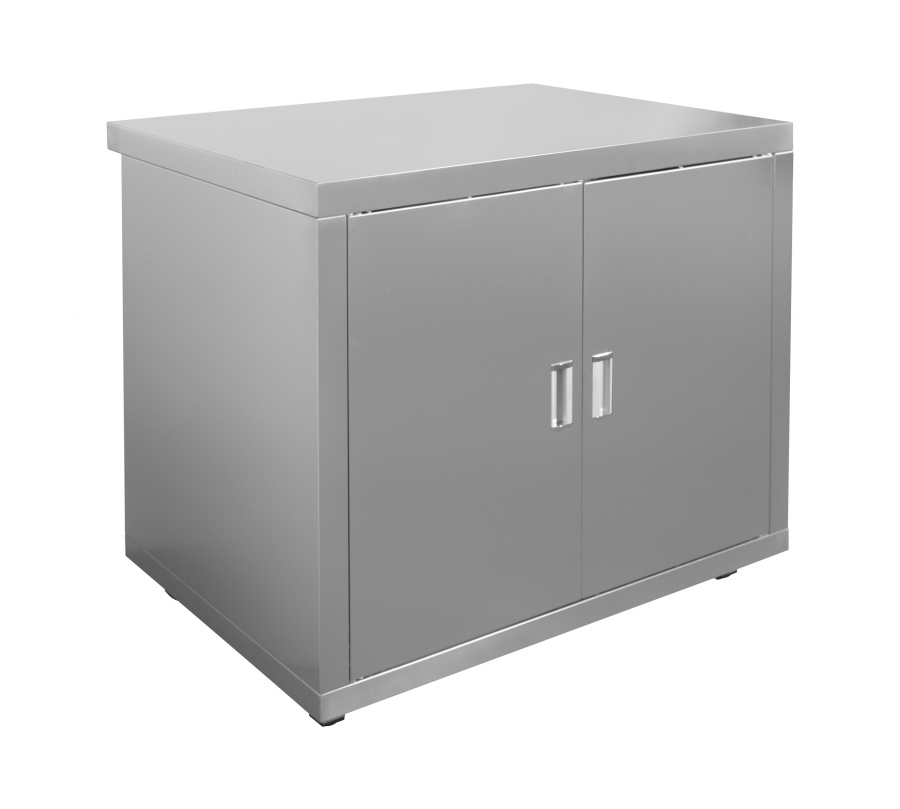 Стол-тумба универсальный  Luxstahl СТУР2-14/8 распашные двери