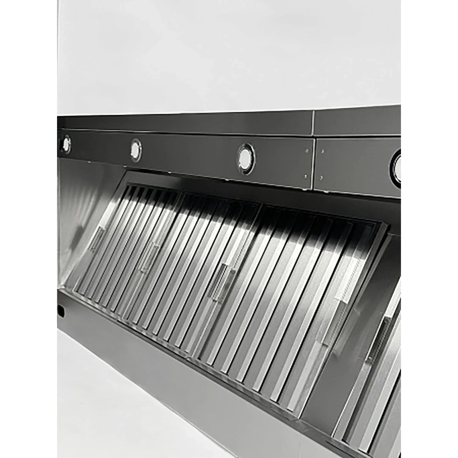 Зонт вытяжной пристенный с подсветкой ЗВПКП-15/14