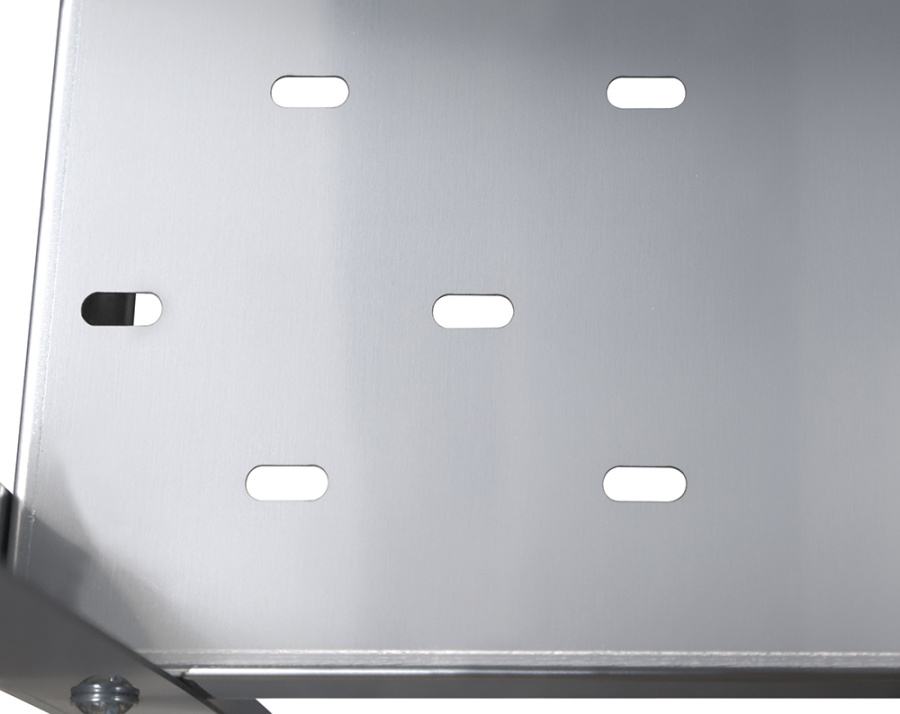 Стеллаж кухонный с перфорированными полками Luxstahl СРП-1800*700*400