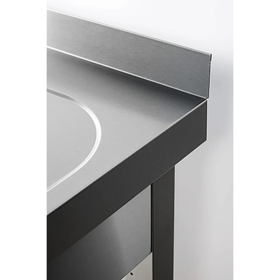 Ванна моечная двухсекционная цельнотянутая с бортом ВМЦ-2/15/6-БЛ