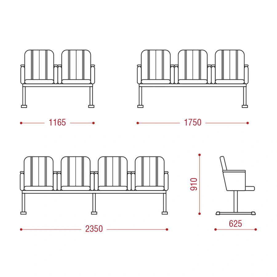 Многоместная секция Crystal ST (модель КМ 13/1)