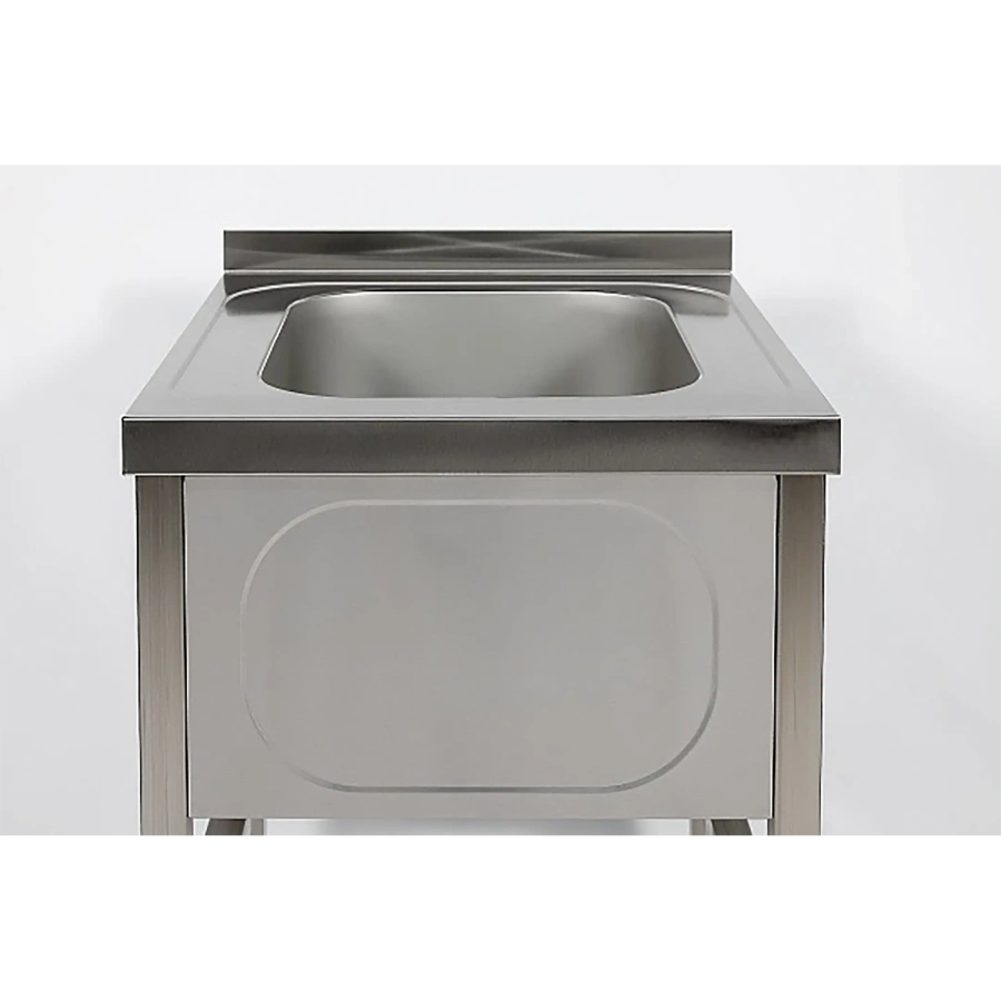 Ванна моечная односекционная цельнотянутая с бортом ВМЦ-1/5/6-Б