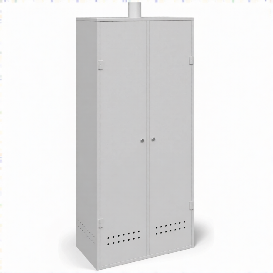 Шкаф для 3-х газовых баллонов, усиленный (2000х900х500)