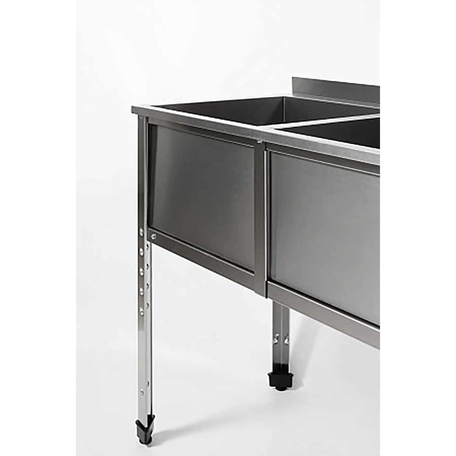 Ванна моечная трехсекционная с бортом ВМС-3/4-Б-ЭН