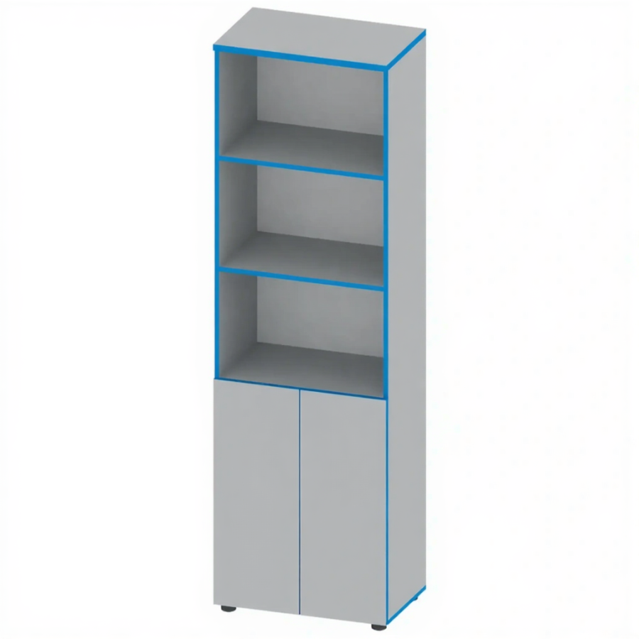 Шкаф для учебных пособий ОФ-СТ-62, Серый