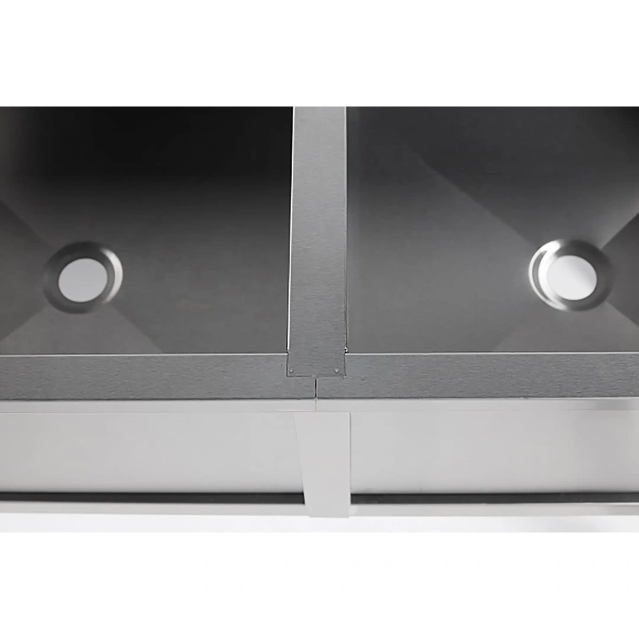 Ванна моечная трехсекционная с бортом ВМС-3/4-Б-ЭН